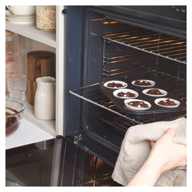 Salter BW07035BRMFOB Megastone 6 Cup Muffin Pan