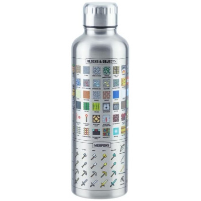 Paladone Minecraft Metal Water Bottle