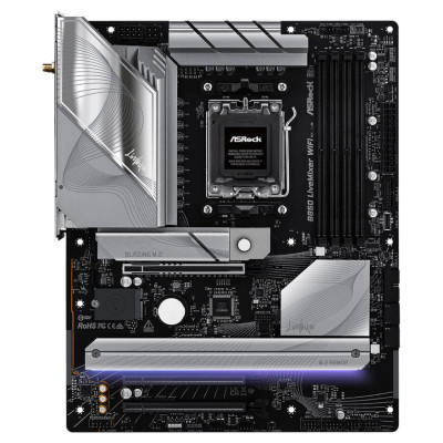 Asrock Mainboard|ASROCK|AMD B850|SAM5|ATX|Memory DDR5|Memory slots 4|2xPCI-Express 4.0 16x|1xPCI-Express 5.0 16x|1xM.2|1xHDMI|1xDisplayPort|1xAudio-In|1xAudio-Out|2xUSB 2.0|1xUSB-C|1xOptical S/PDIF|1xRJ45|B850LIVEMIXERWIFI