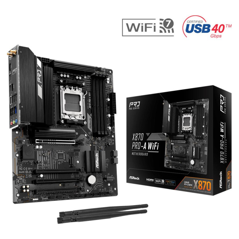 Asrock MB AMD X870 SAM5 ATX/X870 PRO-A WIFI ASROCK