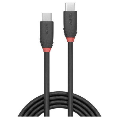 Lindy CABLE USB3.2 C-C 0.5M/BLACK 36905 LINDY