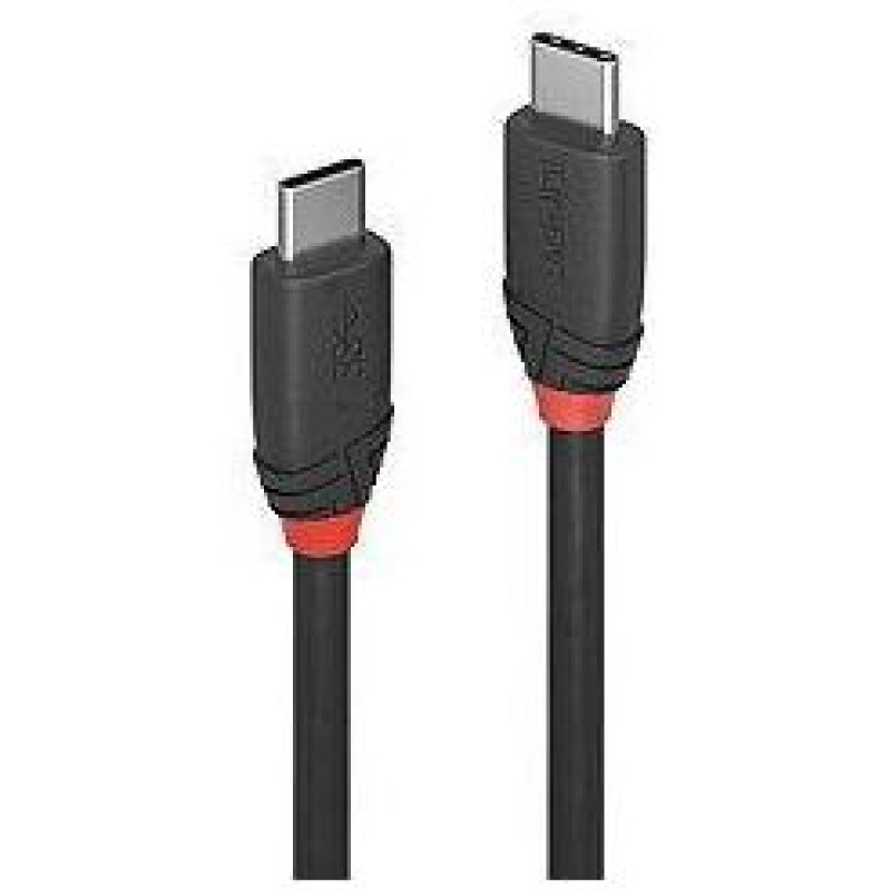 Lindy CABLE USB3.2 C-C 0.5M/BLACK 36905 LINDY