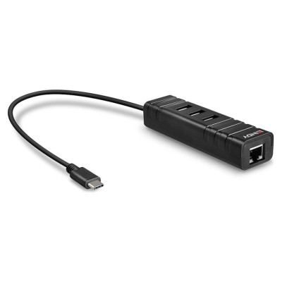 Lindy I/O HUB USB3.1 & LAN ADAPTER/43249 LINDY