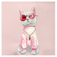 Nimmy Crossbody Glasses Cool Cat Shoulder Bag - Pink
