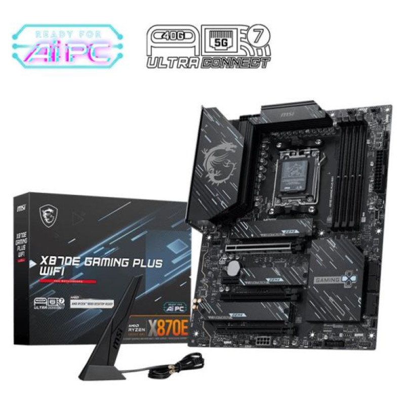 MSI MB AMD X870E SAM5 ATX/X870E GAMING PLUS WIFI MSI