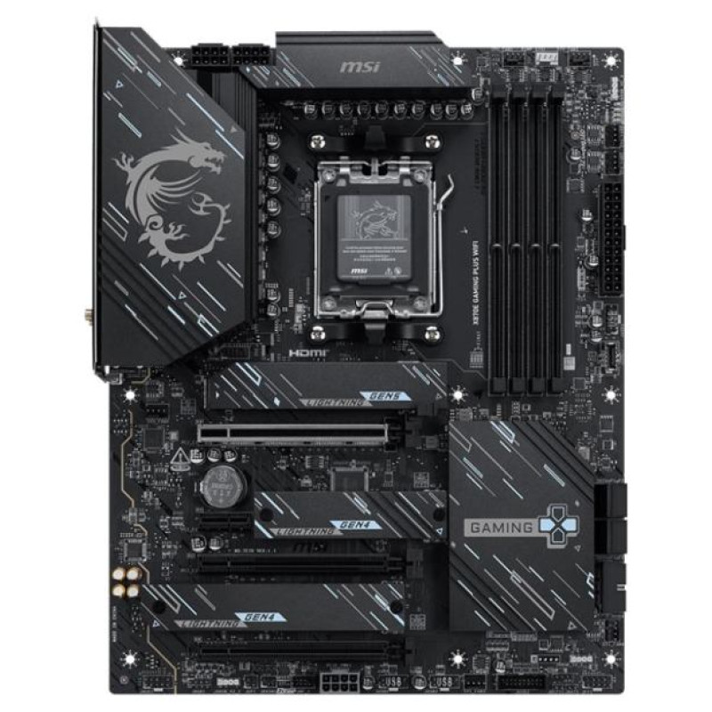 MSI MB AMD X870E SAM5 ATX/X870E GAMING PLUS WIFI MSI