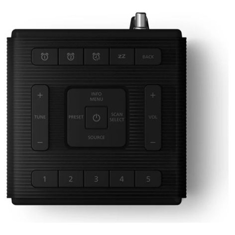 Philips radio pulkstenis, melns - TAR5100/10