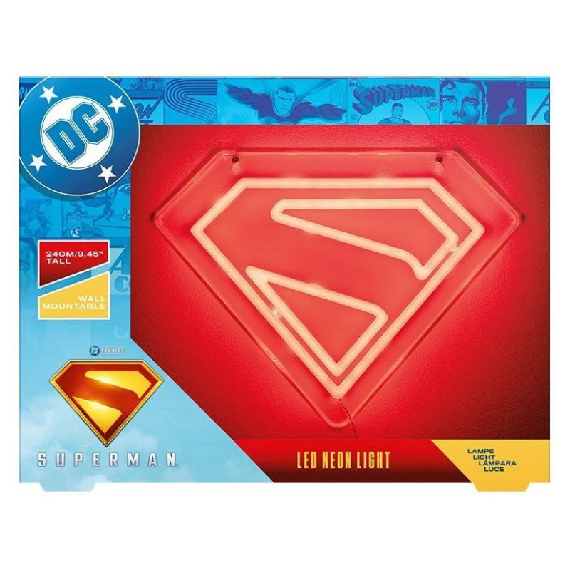 Paladone Superman Wall Mountable LED Neon Light