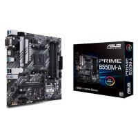 Asus Mainboard|ASUS|AMD B550|SAM4|MicroATX|Memory DDR4|Memory slots 4|2xPCI-Express 3.0 1x|1xPCI-Express 4.0 16x|2xM.2|1x15pin D-sub|1xDVI-D|1xHDMI|6xUSB 3.2|1xPS/2|1xRJ45|3xAudio port|PRIMEB550M-A