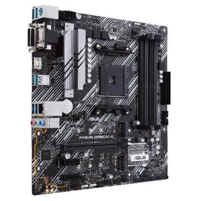 Asus Mainboard|ASUS|AMD B550|SAM4|MicroATX|Memory DDR4|Memory slots 4|2xPCI-Express 3.0 1x|1xPCI-Express 4.0 16x|2xM.2|1x15pin D-sub|1xDVI-D|1xHDMI|6xUSB 3.2|1xPS/2|1xRJ45|3xAudio port|PRIMEB550M-A