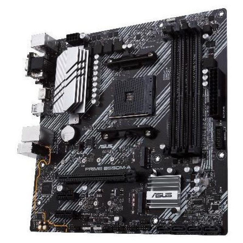 Asus Mainboard|ASUS|AMD B550|SAM4|MicroATX|Memory DDR4|Memory slots 4|2xPCI-Express 3.0 1x|1xPCI-Express 4.0 16x|2xM.2|1x15pin D-sub|1xDVI-D|1xHDMI|6xUSB 3.2|1xPS/2|1xRJ45|3xAudio port|PRIMEB550M-A
