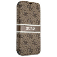 Guess GUBKP13L4GDBR iPhone 13 Pro / 13 6.1" brown/brown book 4G Stripe