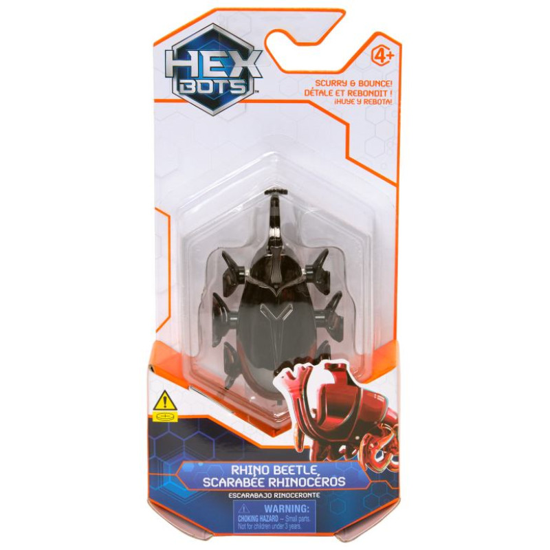Hex Bots Interaktīvā rotaļlieta Degunradžvabole