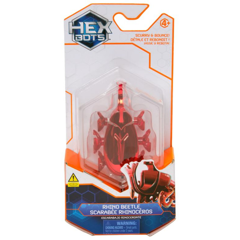 Hex Bots Interaktīvā rotaļlieta Degunradžvabole