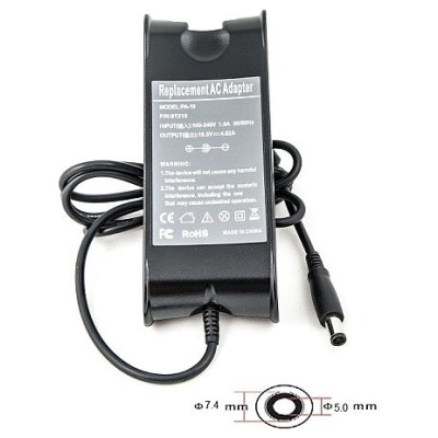 Extradigital Laptop Power Adapter DELL 220V, 90W: 19.5V,4.62A