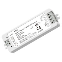 Skydance V1-F Fade-in Fade-out LED Dimmer, 12-48V, 1x 8A, Push-Dimm