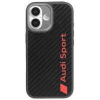 Audi R8 Carbon Fiber MagSafe Case for iPhone 17 - Black