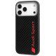 Audi R8 Carbon Fiber MagSafe Case for iPhone 17 Pro Max - Black