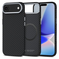Tech-Protect Ion Carbon MagSafe Case for iPhone 17 Air - Black and Silver