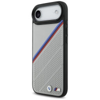 BMW M Tricolor Metal Logo MagSafe Case for iPhone 17 Air - Gray