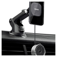 Dudao magnetic car phone holder with telescopic arm black (F6Max)