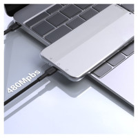 Dudao L9C 65W USB-C - USB-C 2m Cable - Black