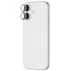 Amazingthing Lens Glass for iPhone 17 with Silver Aluminum Frame