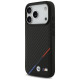 BMW M Carbon Tricolor Line MagSafe Case for iPhone 17 Pro - Black