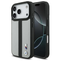 BMW M Perforated Stripe Logo MagSafe Case for iPhone 17 Pro - Gray