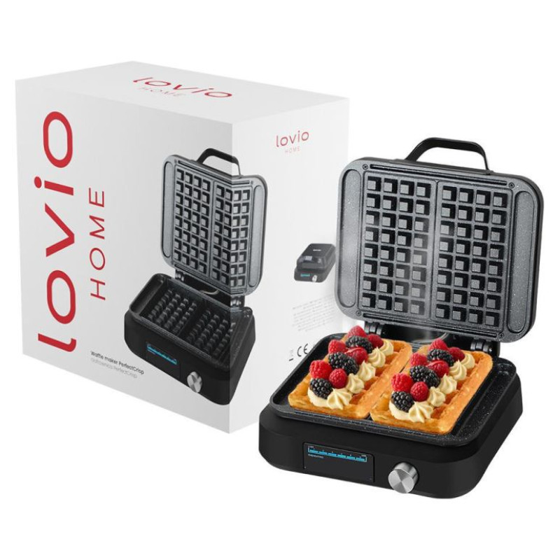 Lovio LVWF002BK Waffle Maker 1500W Black