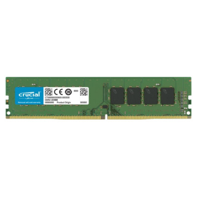 Crucial 16GB DDR4-3200 UDIMM CL22 (8Gbit/16Gbit)
