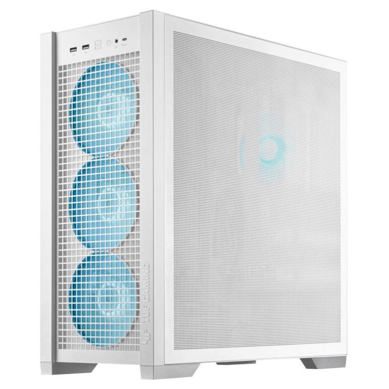 Asus Case|ASUS|TUF Gaming GT302 ARGB|MidiTower|Case product features Transparent panel|Not included|ATX|EATX|MicroATX|MiniITX|Colour White|TUFGAMINGGT302ARGB