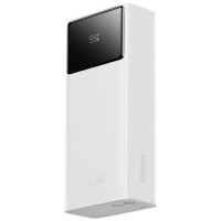 Baseus EnerFill FP41 30000mAh 22.5W Powerbank with Baseus Simple USB-A - USB-C 3A 30cm Cable - White