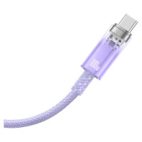 Baseus Explorer 100W USB-A - USB-C Cable with Intelligent Temperature Sensor 1m - Purple