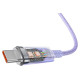 Baseus Explorer 100W USB-A - USB-C Cable with Intelligent Temperature Sensor 1m - Purple