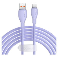 Baseus Pudding 100W USB-A - USB-C Cable 2m - Purple