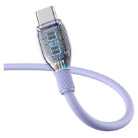 Baseus Pudding 100W USB-A - USB-C Cable 2m - Purple