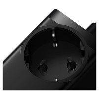 Baseus GaN3 Pro 65W EU Charging Station + 2 x USB-C + 2 x USB-A with Baseus Xiaobai USB-C 100W 1m Cable - Black