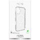 Puro Lite Mag TPU+PC Case Compatible with MagSafe for iPhone 17 - Transparent with White Ring