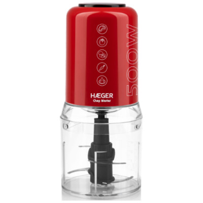 Haeger CH-50W.009A Chop Master Pārtikas smalcinātājs 0.5L 500W