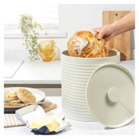 Russell Hobbs RH03269CEU7 Ribbed Bread Bin - Cream