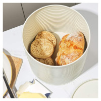 Russell Hobbs RH03269CEU7 Ribbed Bread Bin - Cream