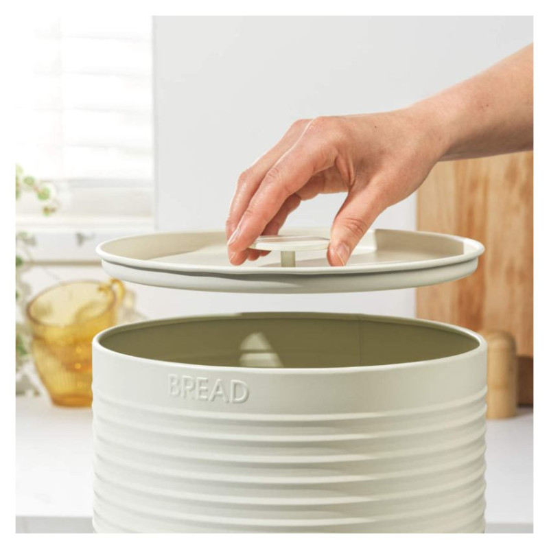 Russell Hobbs RH03269CEU7 Ribbed Bread Bin - Cream