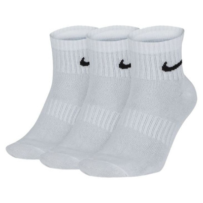 Nike Everyday Lightweight Ankle 3Pak M SX7677-100 socks (34 - 38)