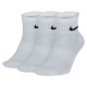 Nike Everyday Lightweight Ankle 3Pak M SX7677-100 socks (34 - 38)