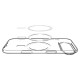 Spigen Liquid Crystal MagSafe Case for iPhone 17 Air - Clear and White