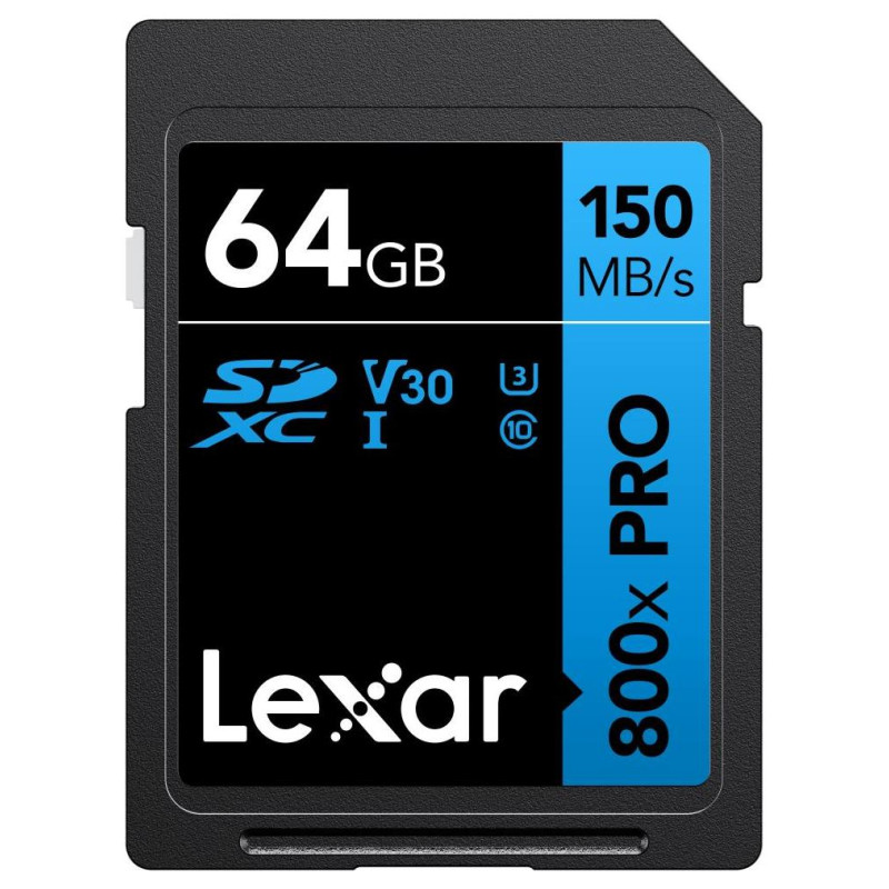 Lexar MEMORY SDXC 64GB UHS-I/LSD0800P064G-BNNNG LEXAR