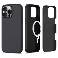 Tech-Protect Silicone MagSafe iPhone 16 Pro Case - Black
