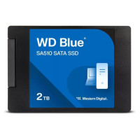 Western Digital SSD|WESTERN DIGITAL|Blue SA510|2TB|SATA 3.0|Write speed 520 MBytes/sec|Read speed 560 MBytes/sec|2,5"|TBW 500 TB|MTBF 1750000 hours|WDS200T3B0A