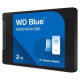Western Digital SSD|WESTERN DIGITAL|Blue SA510|2TB|SATA 3.0|Write speed 520 MBytes/sec|Read speed 560 MBytes/sec|2,5"|TBW 500 TB|MTBF 1750000 hours|WDS200T3B0A